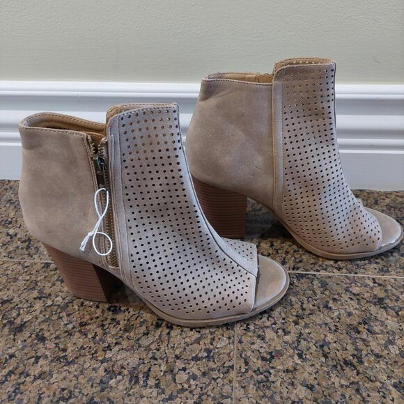 Brash Open Toe Women's Booties Size 8 US - Picture 3 of 7